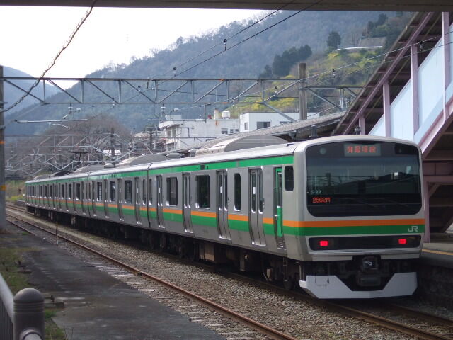 昔の車窓から 御殿場線内定期運用があったe231系 旭モーニングショット 昔の車窓から 御殿場線内定期運用があったe231系 旭モーニングショット