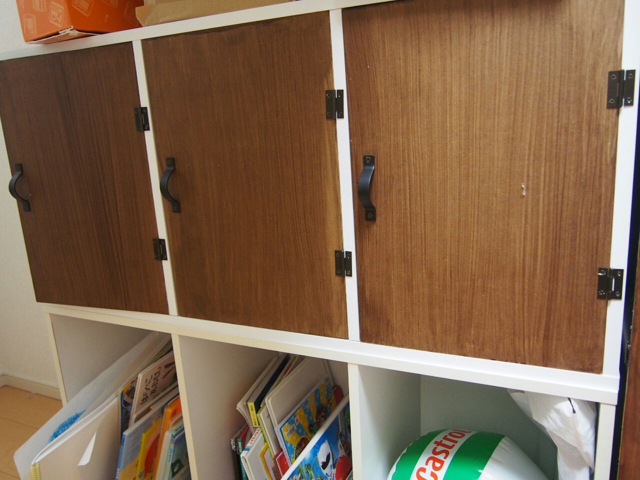 子供部屋大改造 カラーボックスdiyで収納を増やす 完成 子育てしながらdiy カフェ風インテリアを目指して