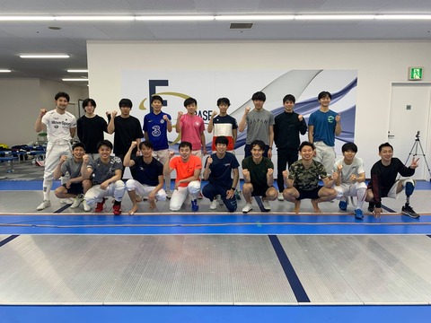 男子フルーレ_事前合宿