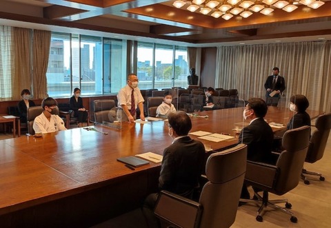 空手市長表敬01