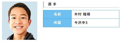 木村選手◎