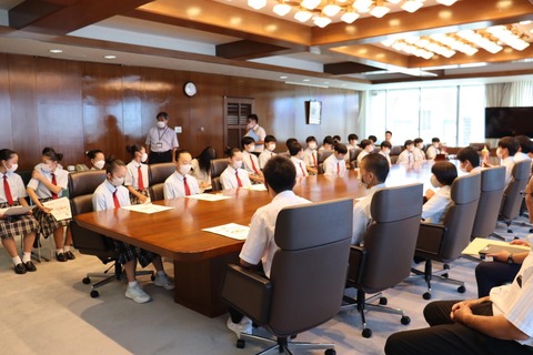 市長表敬