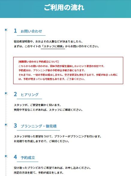 利用の流れ