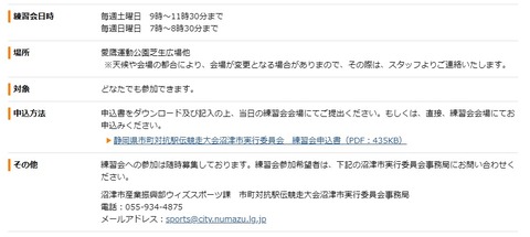 練習参加