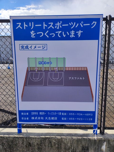 ストリートスポーツパーク完成イメージ