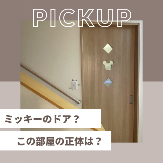 ミッキーのドアを洗面所に採用したわけとは？ : ちいさなおうち 