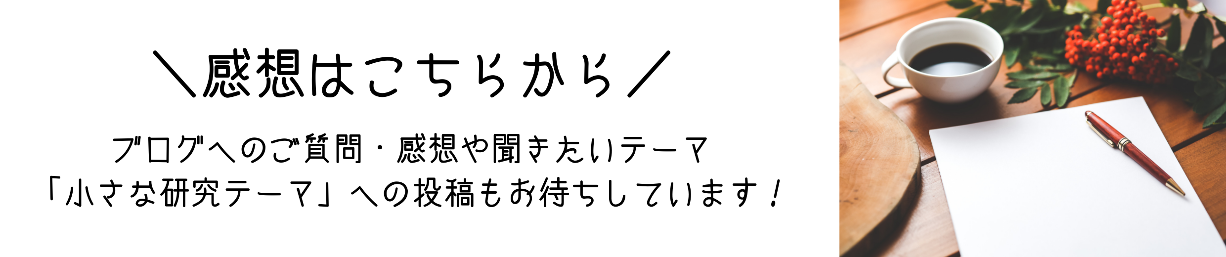 感想はこちらから