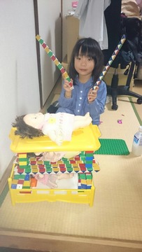 ぽぽちゃん３段ベッド