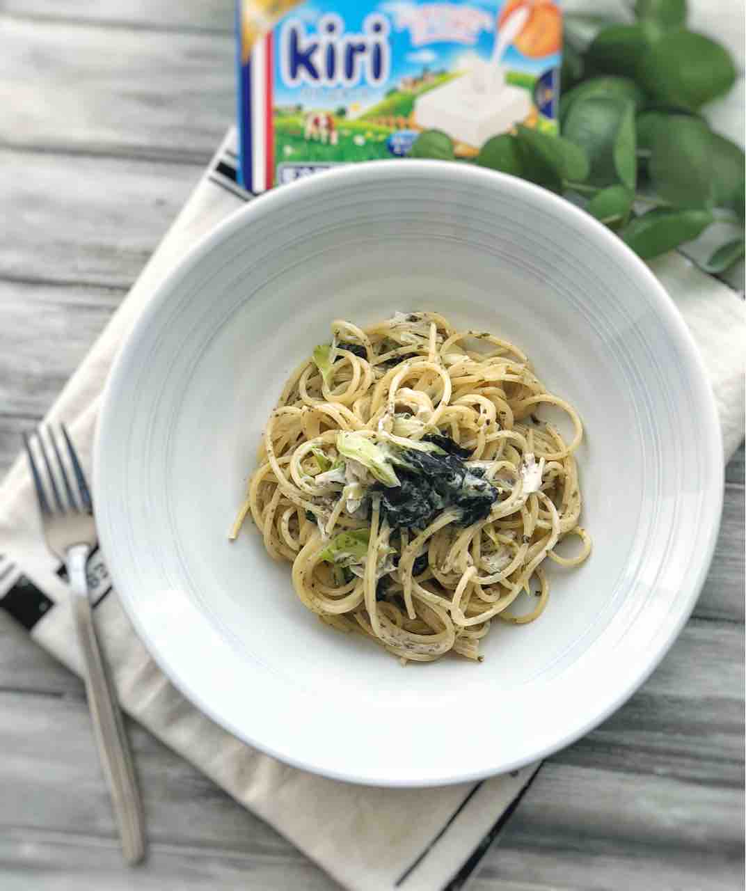 ハマります ネギ海苔クリームチーズパスタ 松山絵美 食べて心も身体も元気に楽しく美しく