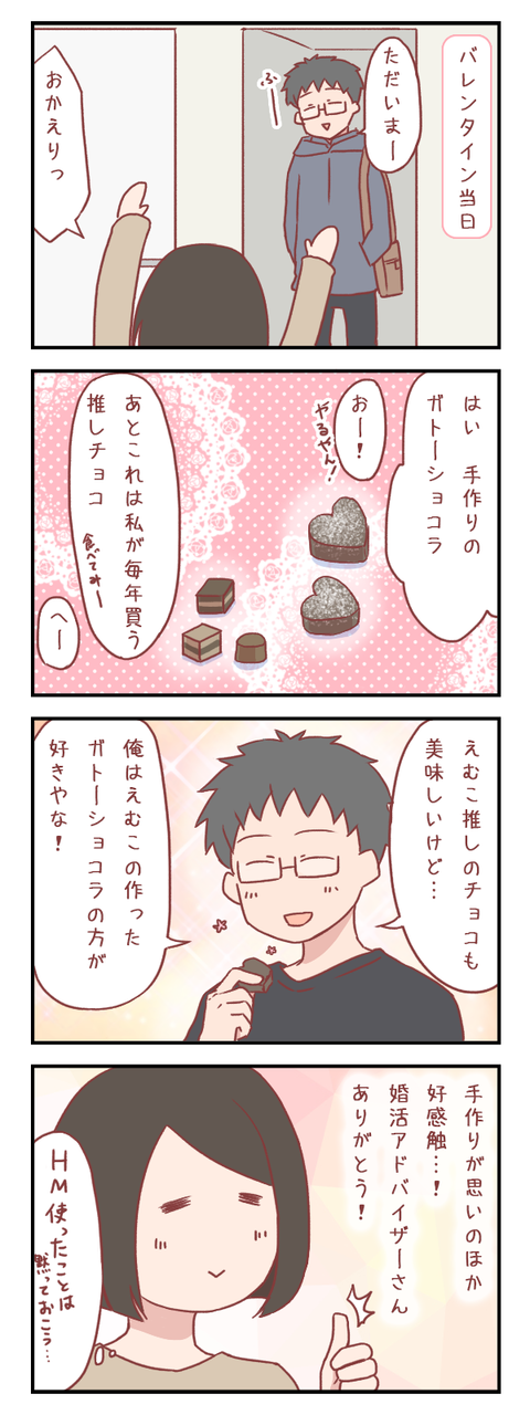 手作りで勝負した今年のバレンタイン、結果は…?(婚活編)