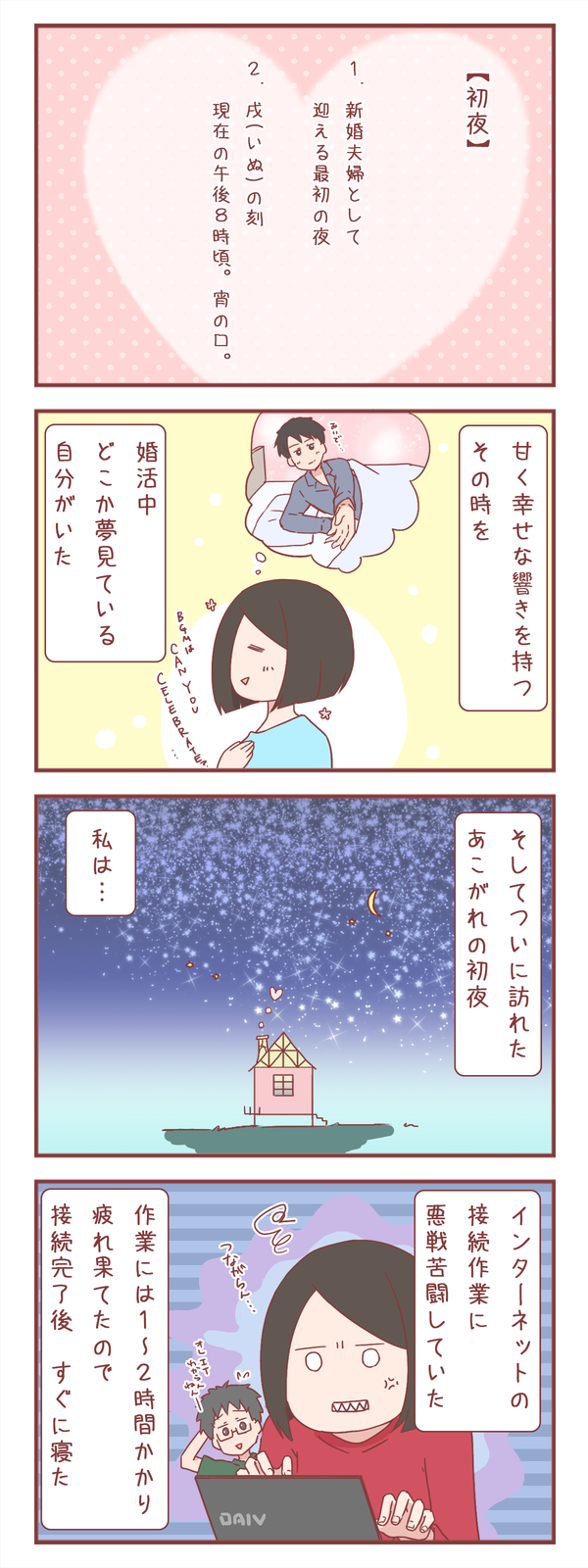 婚活中、憧れを抱いていた「初夜」の実際の思い出