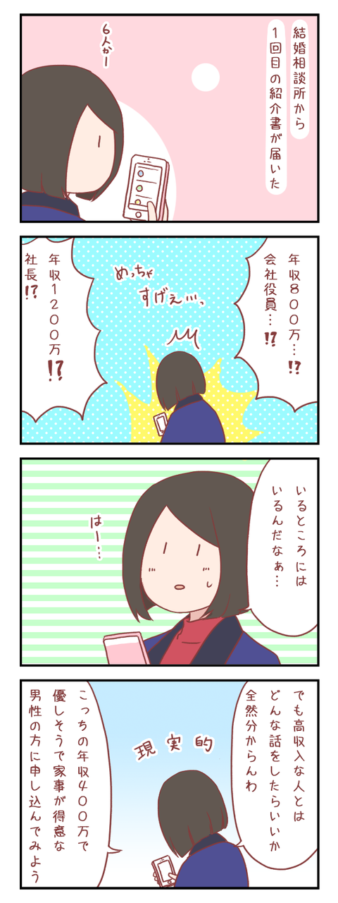 【ろぐ468】結婚相談所にて1回目の活動(婚活編)