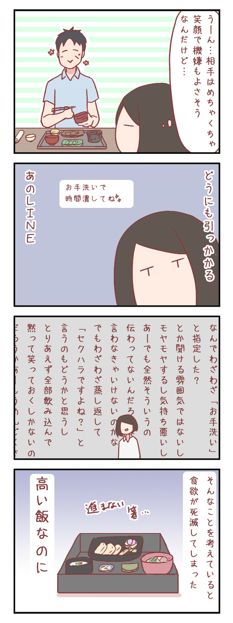 モヤモヤを直接言えなくて(婚活編)【ろぐ582】