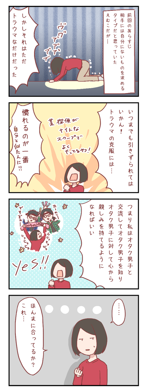 【ろぐ300】トラウマを克服するために考えた方法(婚活編)