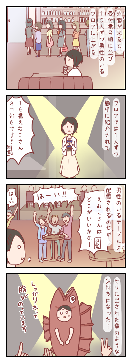 【ろぐ221】初めての婚活パーティ②男性陣への紹介(婚活編)