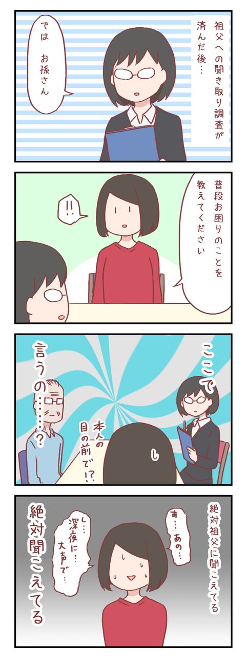 これも要介護認定の訪問調査の洗礼なのだろうか【ろぐ697】
