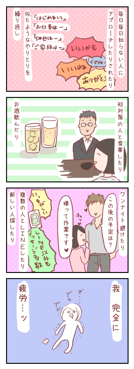 【ろぐ125】人疲れする方です(婚活アプリ編)
