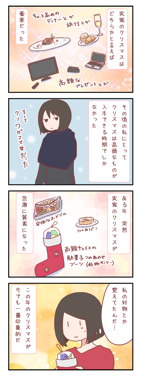 私の人間性を大きく変えた、とある年のクリスマス【ろぐ７９５】