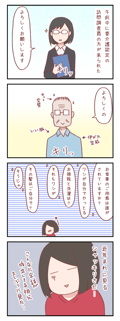 要介護認定の訪問調査あるあるが我が家にも【ろぐ６８９】
