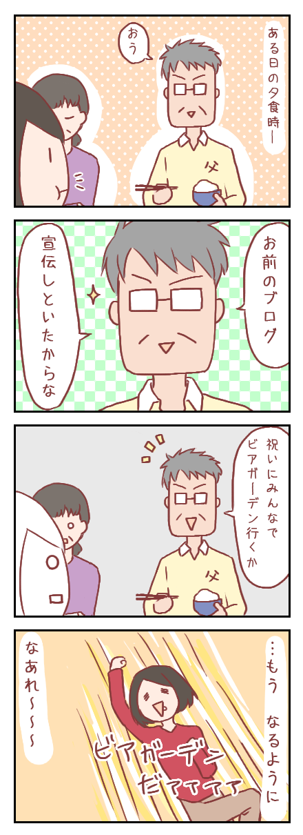 続・ブロガーやっていることを父にカミングアウトした結果