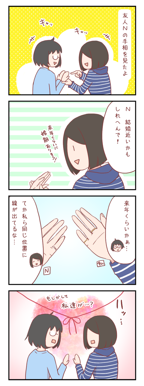 赤い糸で繋がっているかもしれない私達【ろぐ601】