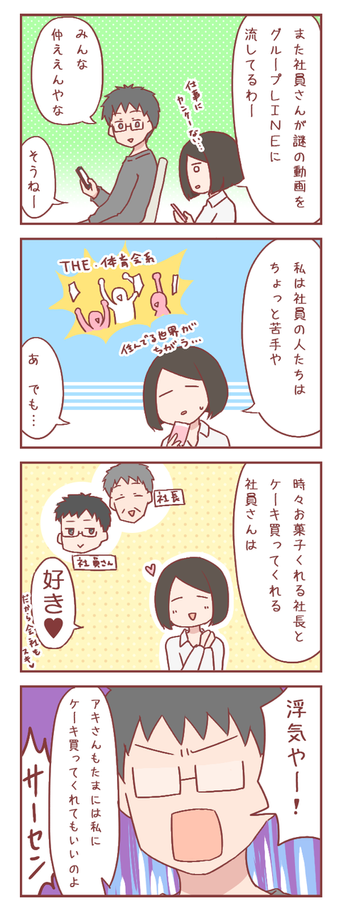 職場が好きな理由を言ったら浮気と言われたので（婚活編）