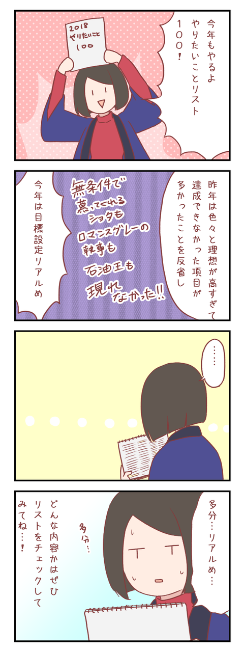 【ろぐ418】2018年やりたいことリスト100