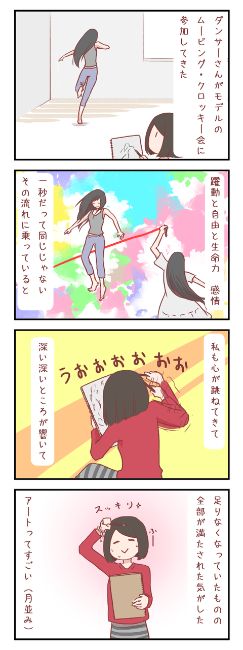 ムービング・クロッキー会に参加してきたよ【ろぐ６０９】