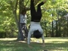 アクション映画の撮影技術で金蹴り動画を作ってみた？