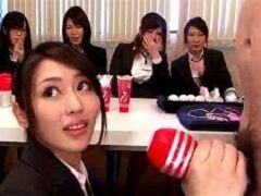新入社員「え？実践研修で先輩相手にTENGAの威力を試す・・・？」