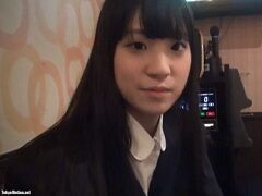 カラオケボックスで大人しそうなJKとぷち円