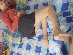 ●学生の妹のインナーソックスに精を放つダメ兄貴