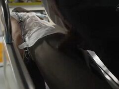 お疲れ気味のキャリアウーマンは狙い目？～痴漢されぶっかけられても気付かず～