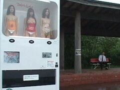 人間自動販売機がある世界