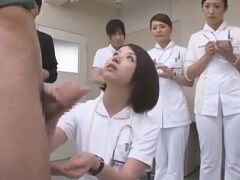 新人ナース達の手コキ研修