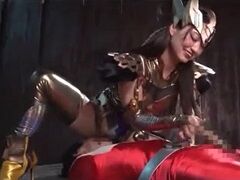 ヒーローを犯して完堕ちさせ高笑いする悪の女幹部