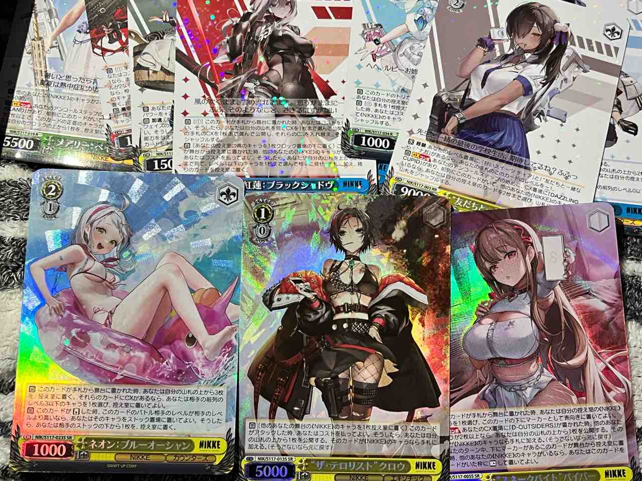 勝利の女神:NIKKE】カードヴァイスシュバルツ4箱購入！大当たりは250万