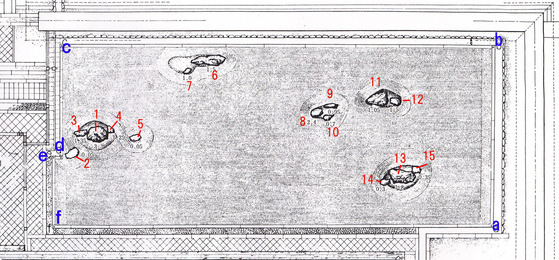 基礎図版 石の番号