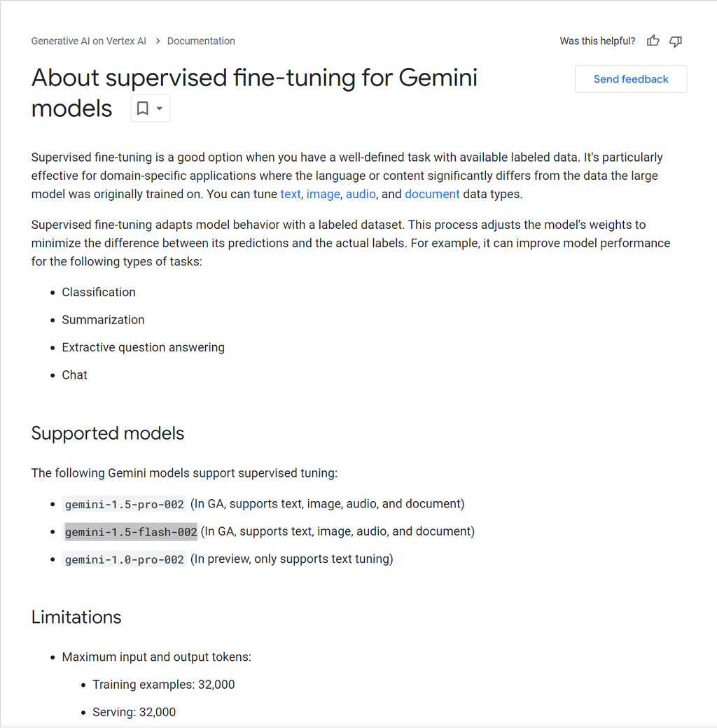 supervised fine-tuning