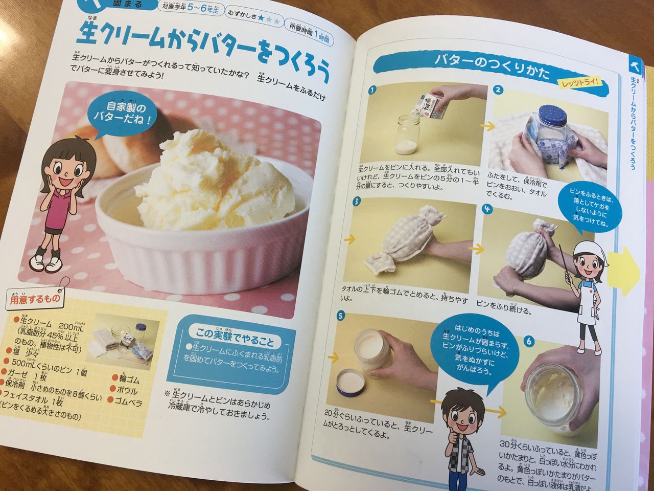 今日の実験 生クリームからバターを作ろう 日本平キャンパス日記 ソーイング倶楽部 今日の実験 生クリームからバターを作ろう 日本平キャンパス日記 ソーイング倶楽部