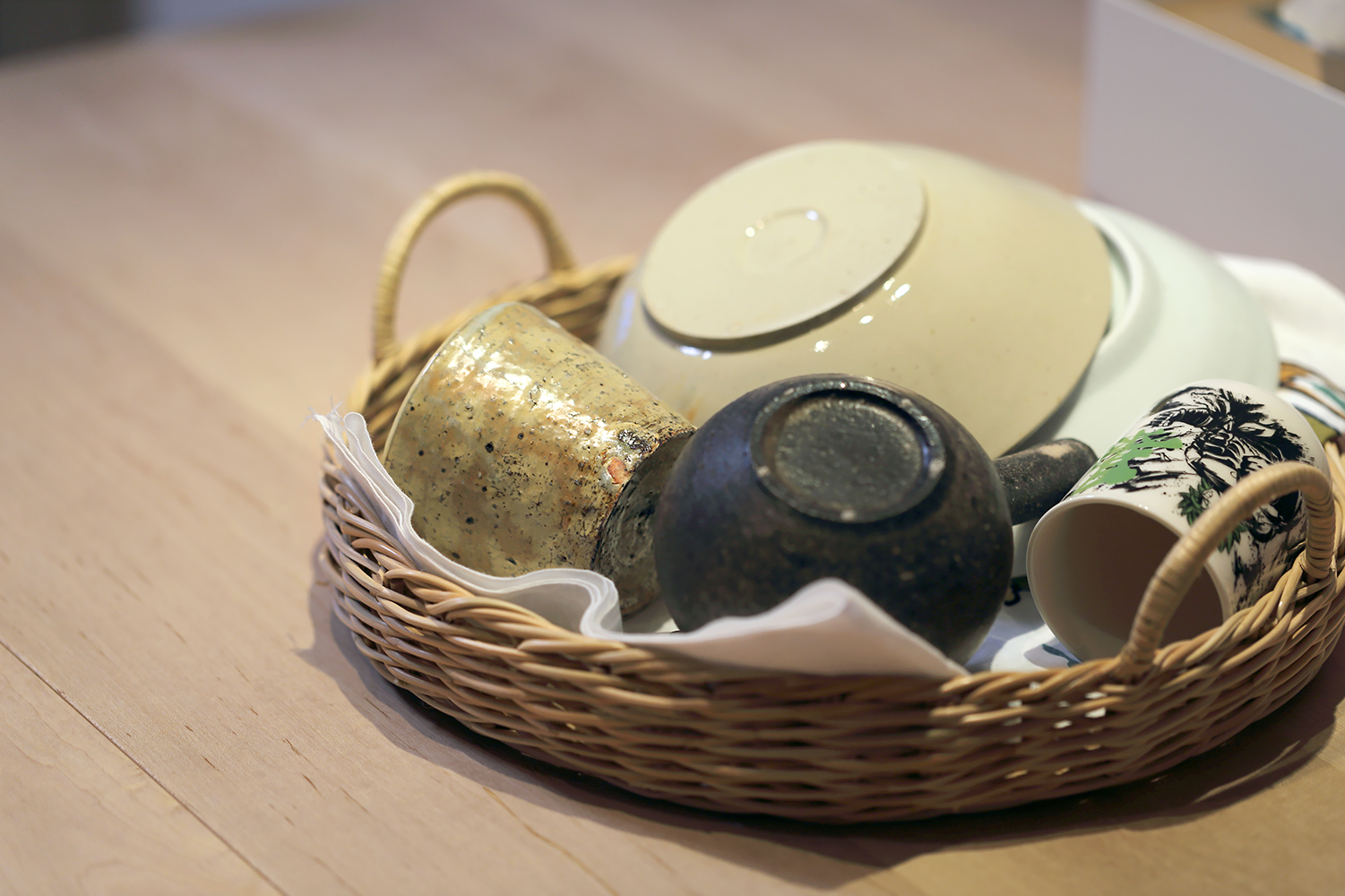 moily モイリー カンボジア ラペア 籠 カゴ トレー ラウンドトレイF