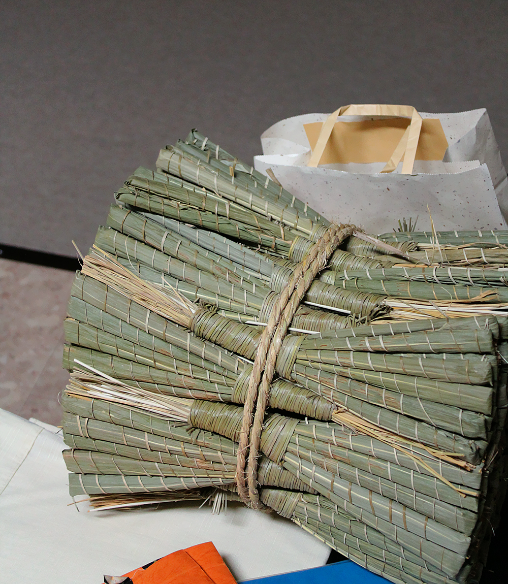 祇園祭 ちまき 粽作り 熨斗