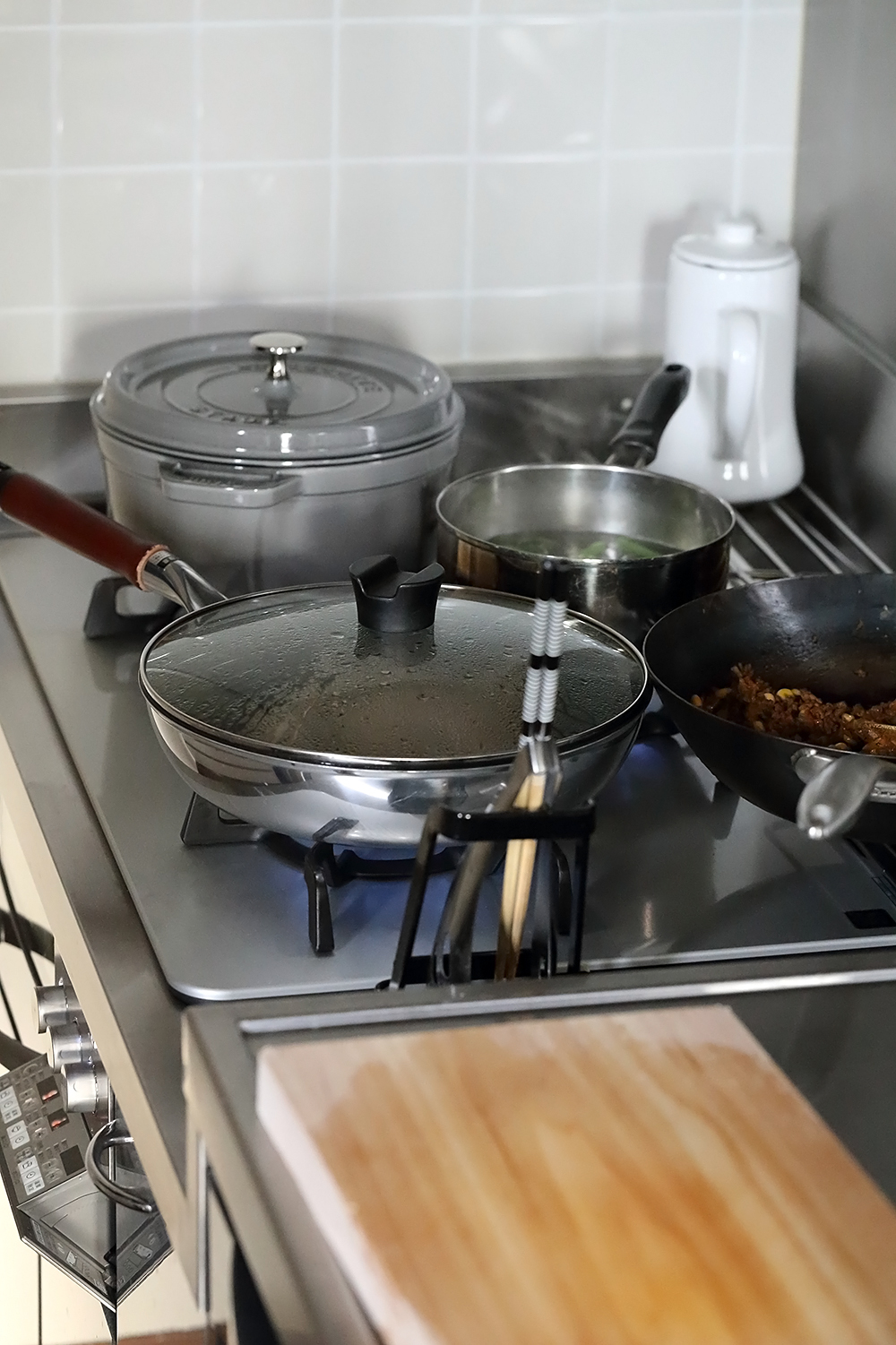 ガスコンロ デリシアグリレ ダッチオーブン 五徳 アルミ天板