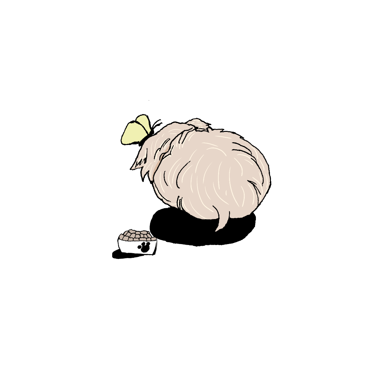 絵音 エサを食べてくれない犬 オリジナルイラスト 絵音のアトリエ空間ブログ 絵音 エサを食べてくれない犬 オリジナルイラスト 絵音のアトリエ空間ブログ