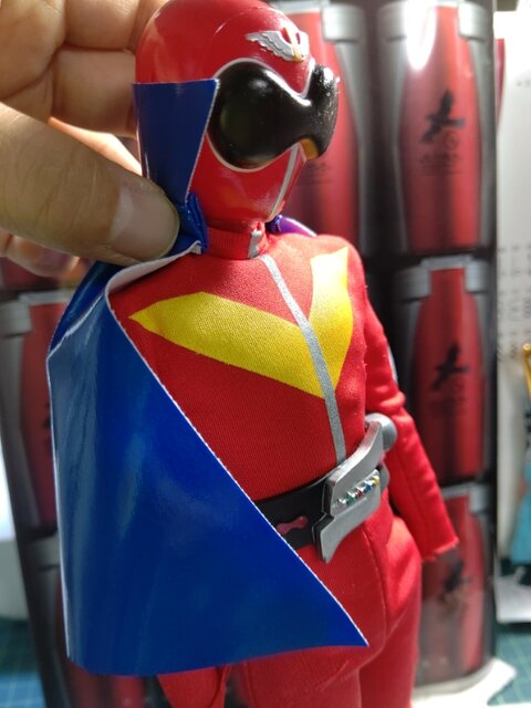 ゴレンジャーマント製作中 フィギュアスーツ製作日記 たまに障がいのある息子の事も呟きます O ゴレンジャーマント製作中 フィギュアスーツ製作日記 たまに障がいのある息子の事も呟きます O