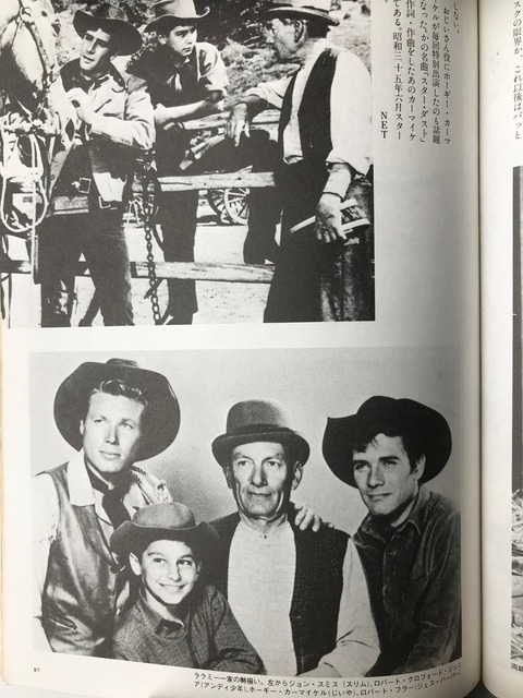 テレビ西部劇 ララミー牧場 サルトビ才蔵の童心日記