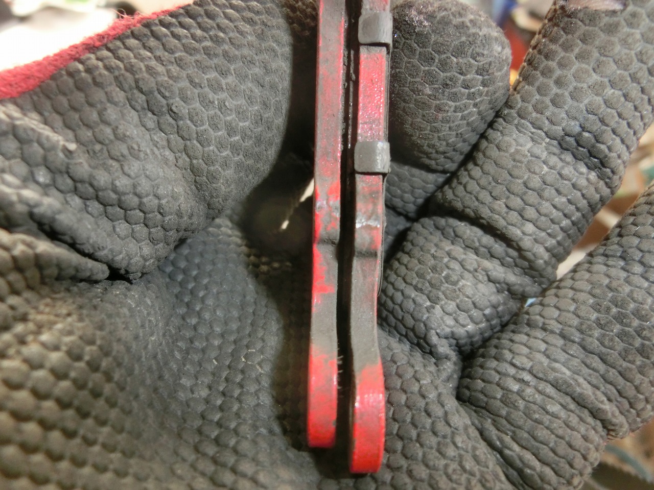 マジェｓ リアブレーキパッド交換 思い立ったが吉日的なオヤジの日記