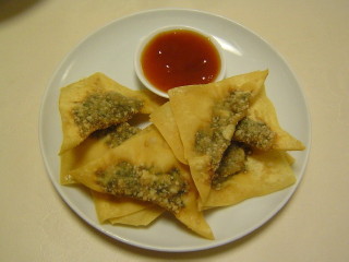 揚げワンタン