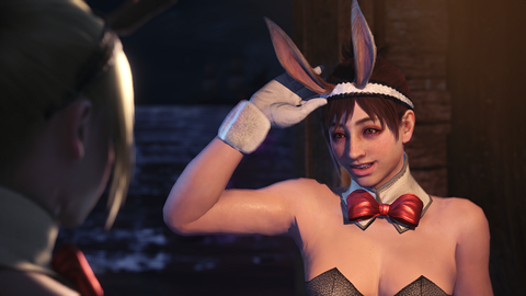 Mhwの受付嬢さん エッチなバニーガール姿を披露してしまう ｗ Eスポ