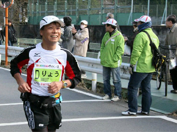 名前入りゼッケンは、元気100倍!